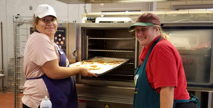 food-service two women working in food service